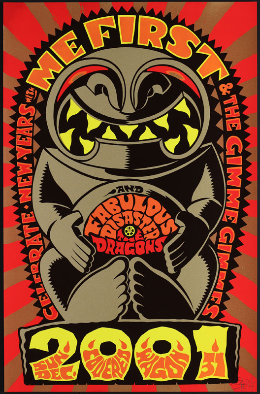 Chuck Sperry - Firehouse Me First Tiki Poster