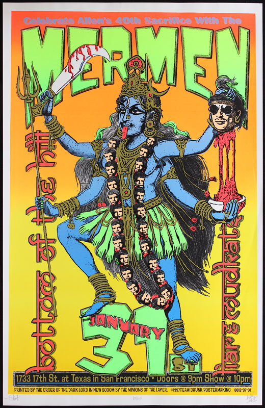 Firehouse Mermen Kali Poster