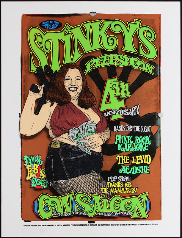 Firehouse Stinky's Peepshow Poster