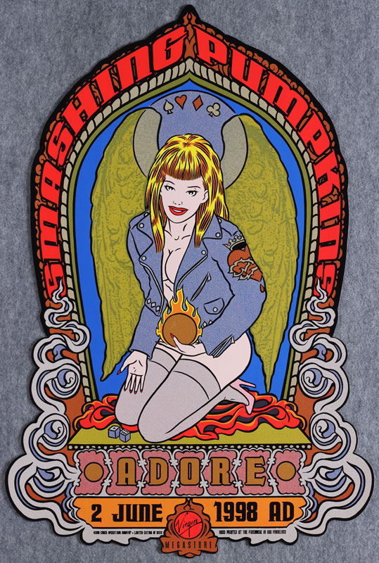 Chuck Sperry - Firehouse Smashing Pumpkins Adore Album Release Promo Poster