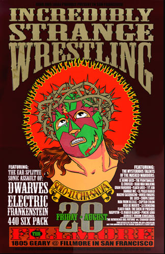 Chuck Sperry - Firehouse Incredibly Strange Wrestling Dwarves Poster