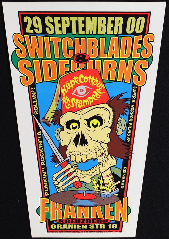 Chuck Sperry - Firehouse Switchblades & Sideburns Poster