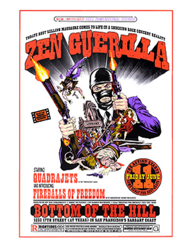 Alan Forbes and Firehouse Zen Guerilla Poster