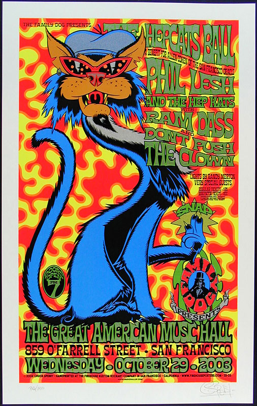 Chuck Sperry Hepcat's Ball Phil Lesh Family Dog Poster