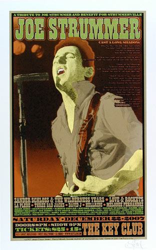 Chuck Sperry - Firehouse Joe Strummer Tribute Poster