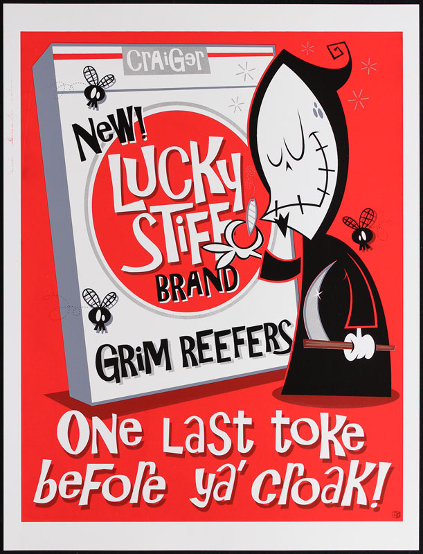 Craiger Lucky Stiff Grim Reefers Poster