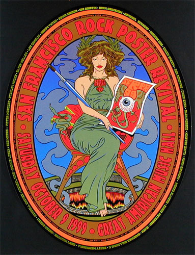 Chuck Sperry - Firehouse San Francisco Rock Poster Revival Poster