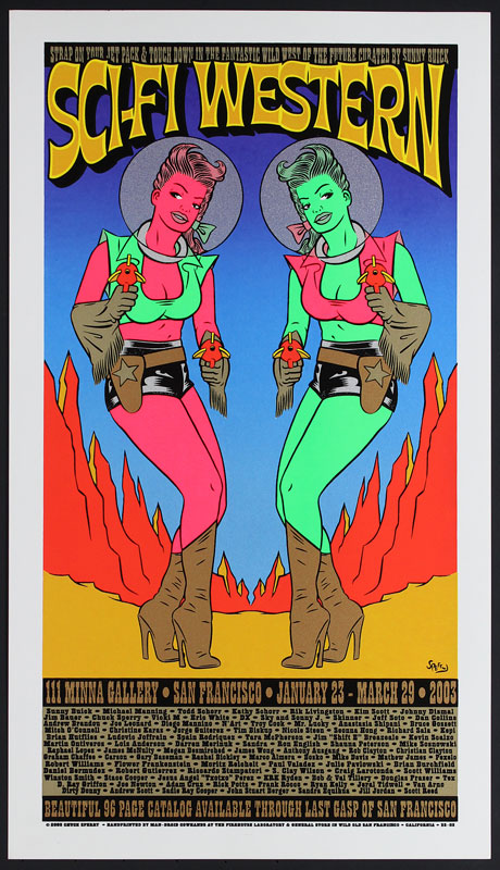 Chuck Sperry - Firehouse Sci Fi Western Show Poster