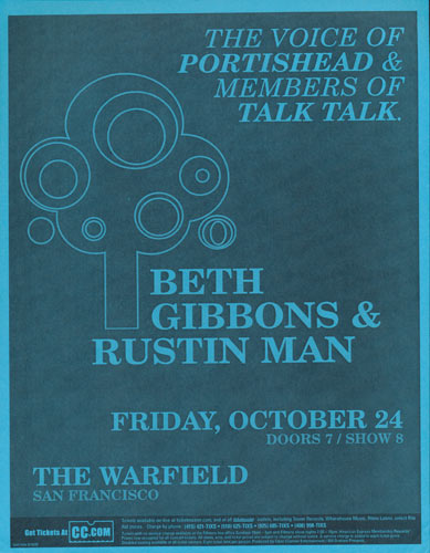 Beth Gibbons and Rustin Man Flyer