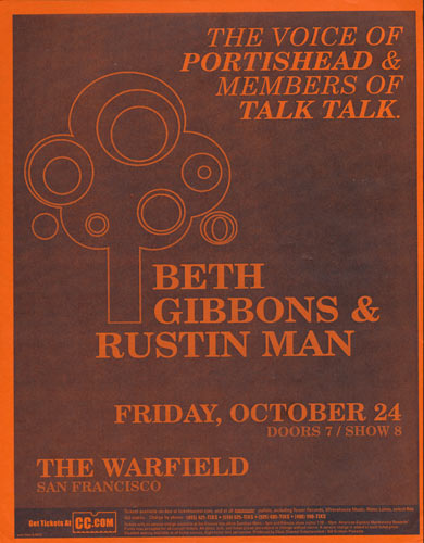 Beth Gibbons and Rustin Man Flyer