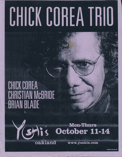 Chick Corea Trio Flyer