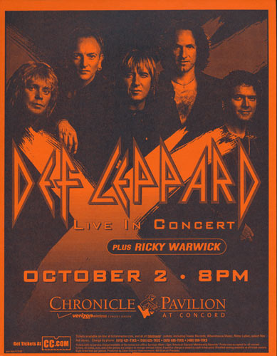 Def Leppard Flyer