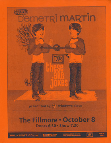 Demetri Martin Flyer