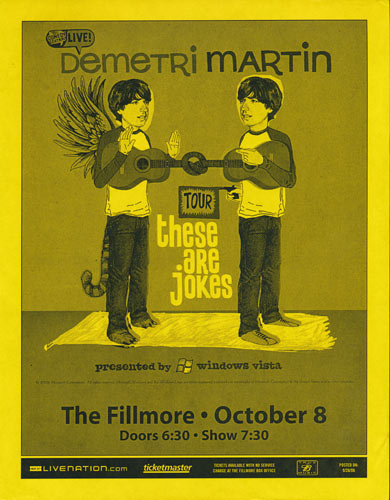 Demetri Martin Flyer