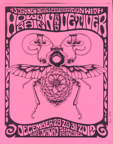 Alan Forbes Howlin' Rain and Vetiver Flyer