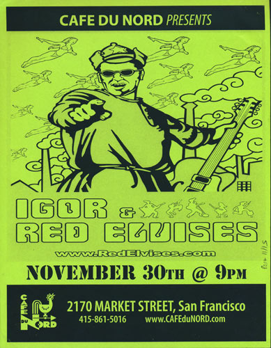 Igor and Red Elvises Flyer
