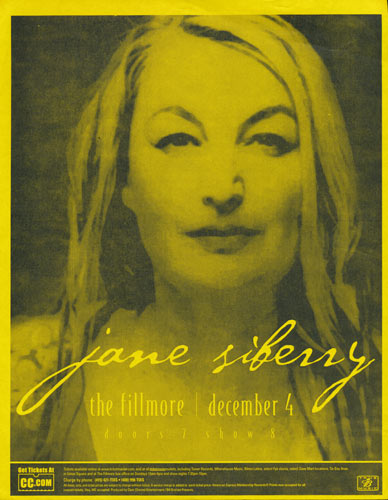 Jane Siberry Flyer