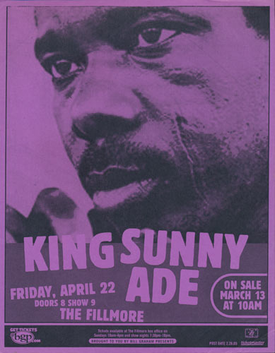 King Sunny Ade Flyer