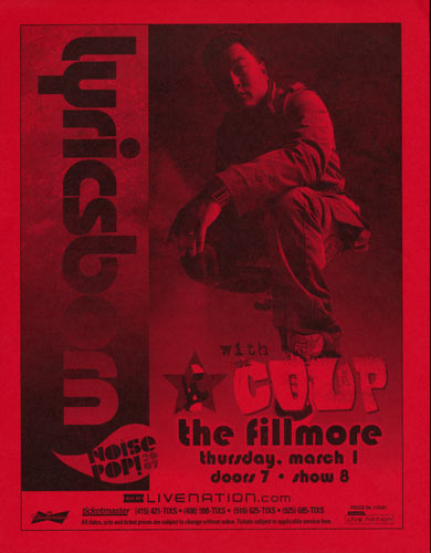 Lyrics Born (Noise Pop 2007) Flyer