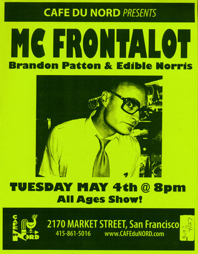 MC Frontalot Flyer