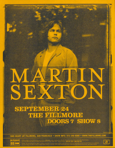 Martin Sexton Flyer