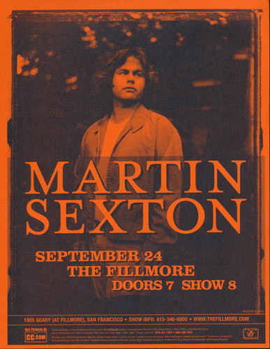 Martin Sexton Flyer