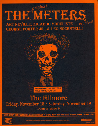 The Original Meters Reunion Flyer