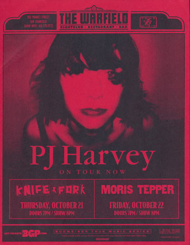 PJ Harvey Flyer