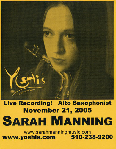 Sarah Manning Flyer