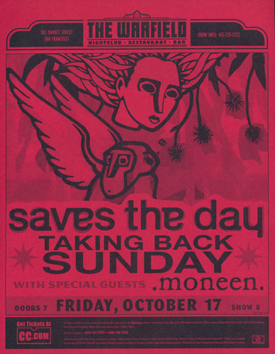 Saves the Day with Taking Back Sunday Flyer