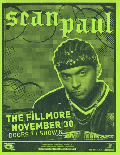 Sean Paul Flyer