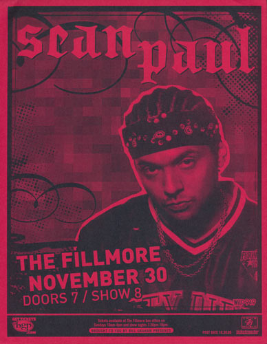 Sean Paul Flyer