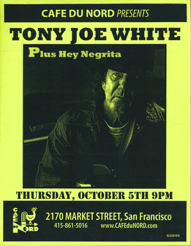 Tony Joe White Flyer