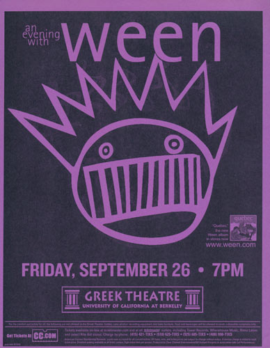 Ween Flyer