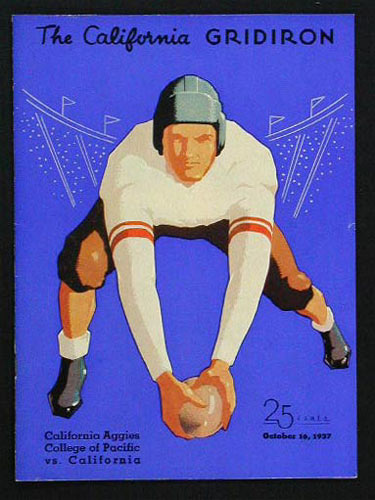 1937 Cal vs Cal Aggies College Football Program