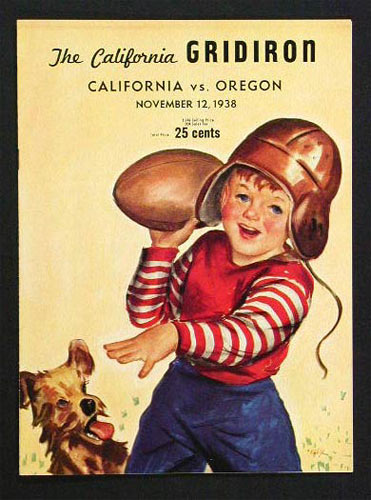 1938 Cal vs Oregon College Football Program