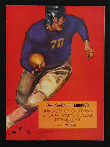 1938 Cal vs Saint Mary's College Football Program
