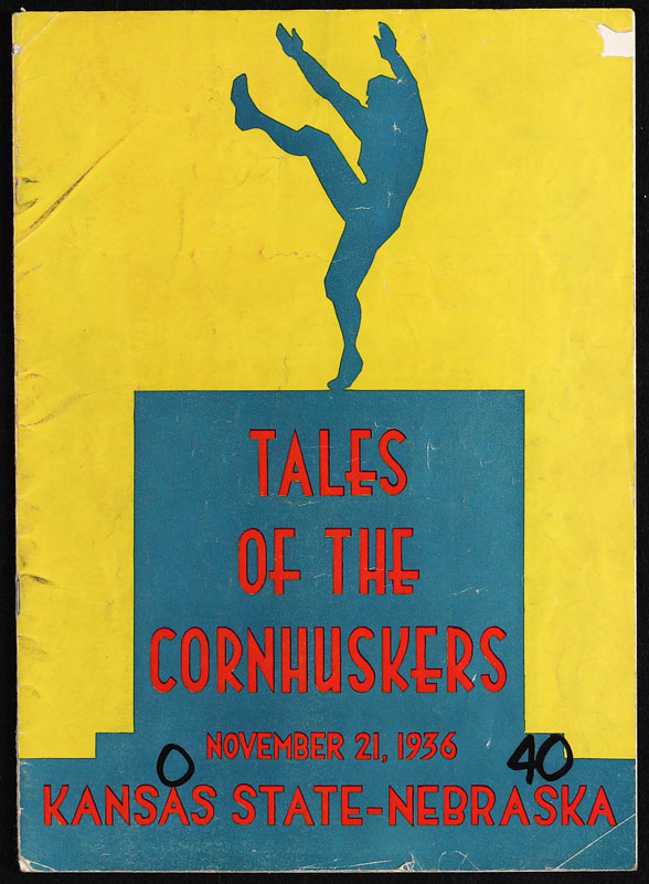 1936 Kansas State vs Nebraska College Football Program