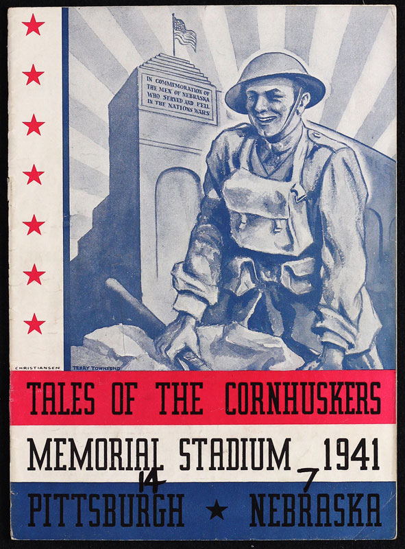 1941 Pittsburgh vs Nebraska College Football Program