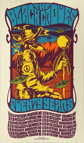 Alan Forbes Black Crowes Twenty Years Tour Handbill