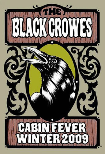 Alan Forbes The Black Crowes Poster