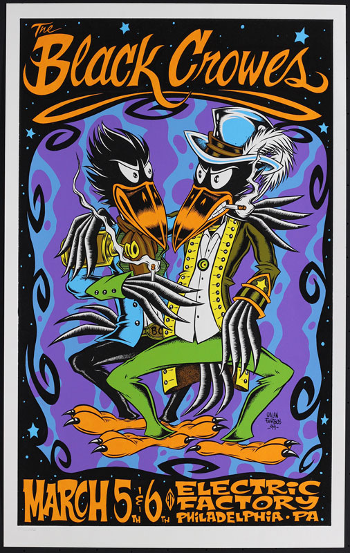 Alan Forbes Black Crowes Poster