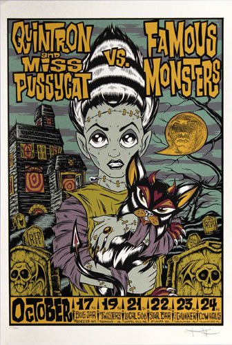 Alan Forbes Quintron and Miss Pussycat Poster