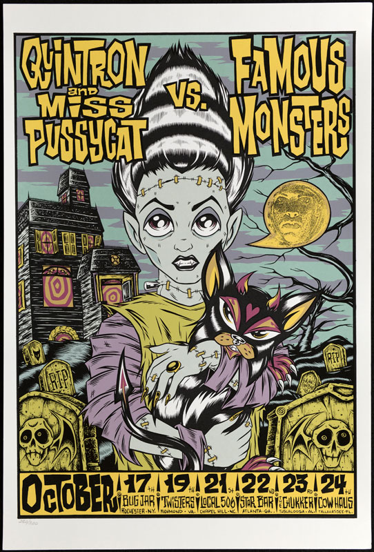 Alan Forbes Quintron and Miss Pussycat Poster