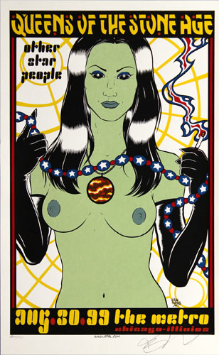 Alan Forbes Queens of the Stone Age Poster