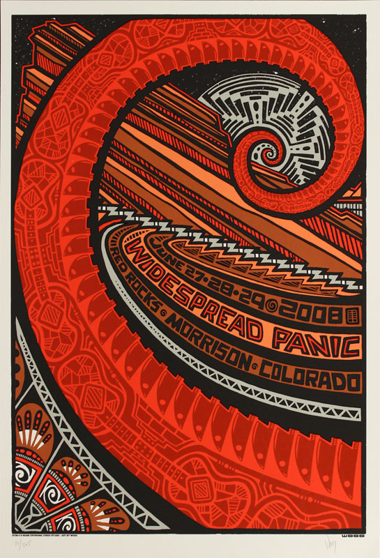 Jeff Wood Widespread Panic Poster