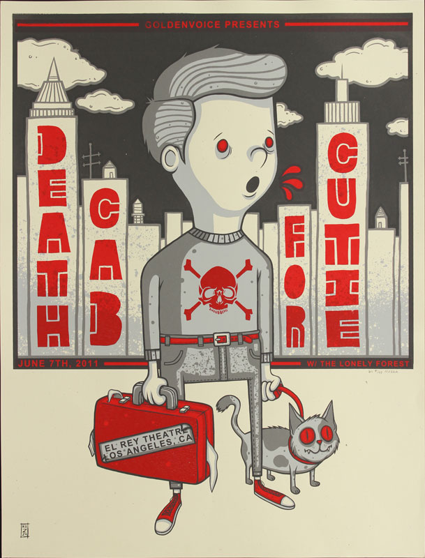 Jim Mazza Death Cab For Cutie Poster