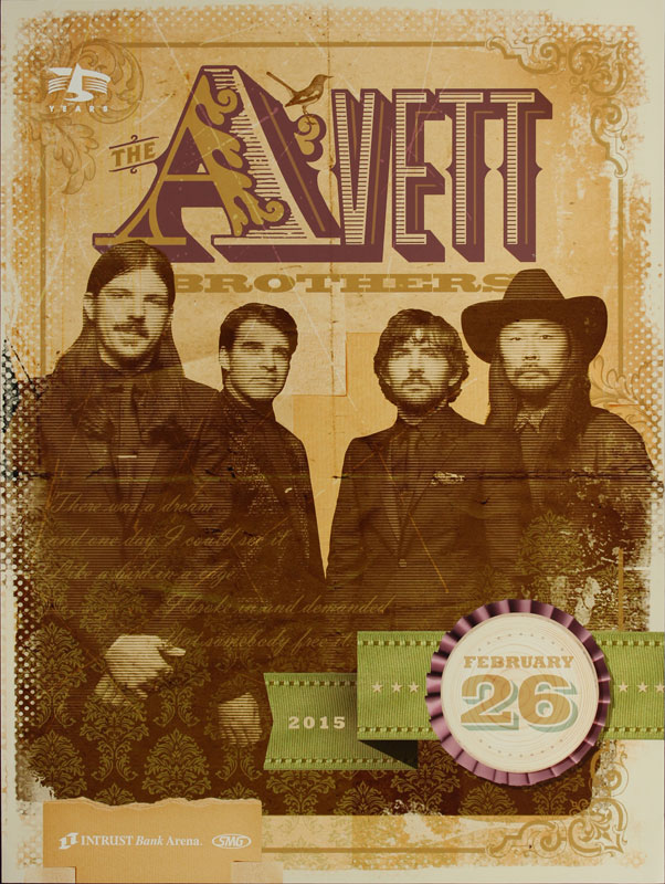 Craig Tomson Avett Brothers Poster