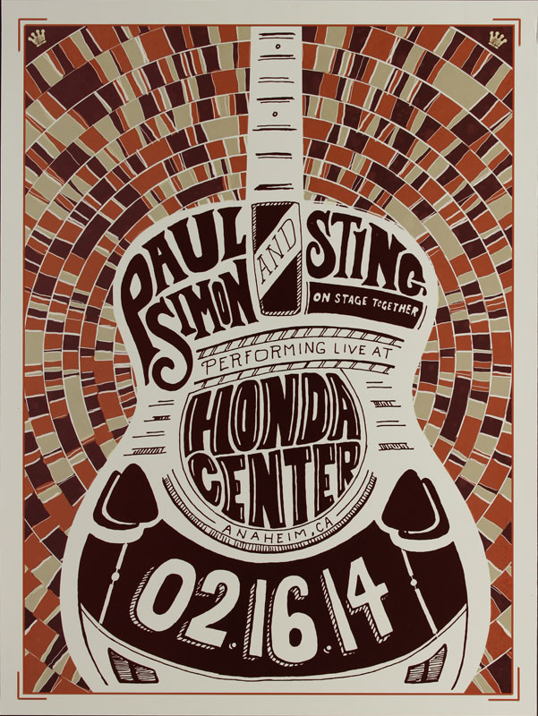 Paul Simon and Sting Poster