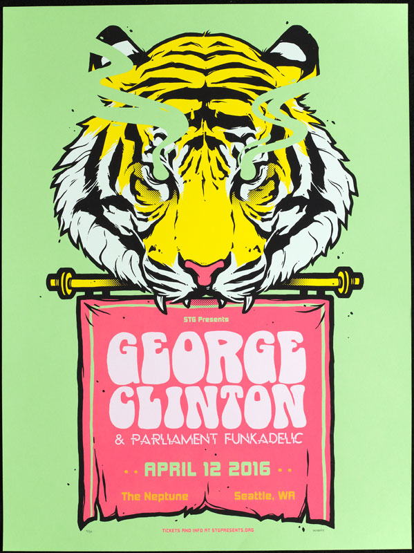 Matt Harvey George Clinton and Parliament Funkadelic Poster